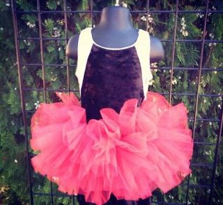 Girls Ballerina Costume W/ Tutu   Sz S (toddler)