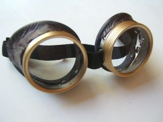 Steampunk Goggles Hive Brass Colored lens cap Steampunk Goggle 