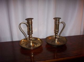   of Large Solid Brass Chamber Candle Holder 7 Tall Waccamaw Brass