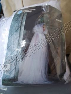   Martha Stewart Halloween White Ghost Costume Wedding Bride S M L XL