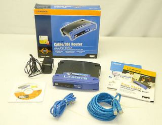 Linksys EtherFast Cable/DSL 4 Port Router With Everything Included