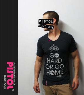 SALE Pistol Boutique unofficial Go Hard or Go home Will.i.am t shirt 