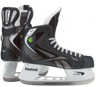 Reebok 9K Pump Junior Ice Hockey Skates Black Custom Fit