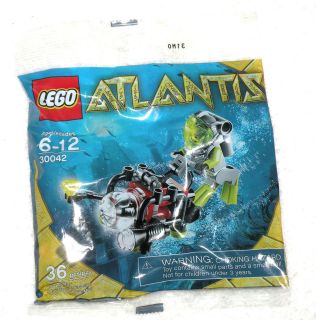 LEGO Atlantis Submarine Diver Building Toy # 30042 New & Sealed
