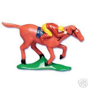   Derby Party Jockey & Horse Racing Cake Decoration Set 6 Breeders Cup