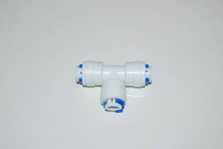 WATER FILTER  T  TEE PIECE FITTING FITS 1/4 TUBING