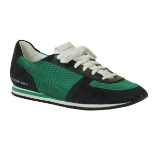 Burberry Suede Blue/Green Sneakers Trainers Shoes US 11 EU 44