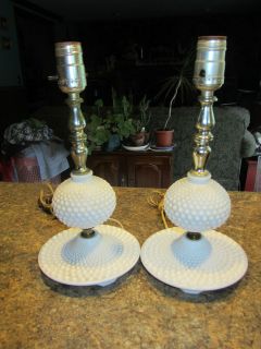 milk glass lamps in Lamps Electric