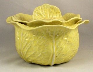 Secla CABBAGE LEAF YELLOW Tureen with Lid LIGHT USE
