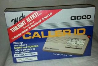 Vintage Cidco Caller ID 85 Call Memory