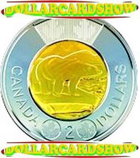 CANADA 2012 CANADIAN NEW TOONIE BI METALLIC DUAL MAPLE $2 DOLLAR COIN 