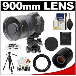 Polaroid 900mm 1800mm f/8 Mirror Lens for Pentax DSLR K 30 K 7 K 5 K 