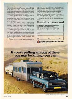 1970 International Travelall photo Towing Test Ad