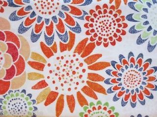 CALYPSO Modern Floral Fabric Patio Umbrella Tablecloth Zipper Close 