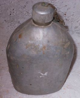 Vintage Metal Canteen   Dated 1918