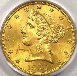   Gold Half Eagle $5   PCGS MS64 OGH   RARE Uncirculated Coin