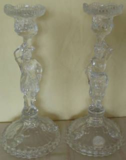 Pair Portieux Mousquetaires Candlesticks c.1933  , Fleurman 