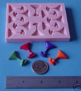 Silicone Martini 5237 Soap Candle candy Embed Molds