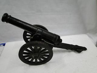 Vintage Cast Iron Cannon Small Miniature Collectible old cannons toy