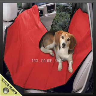 Pet Cat Dog Car Vehicle Back Rear Seat Red Hammock Cushion Bed Blanket 