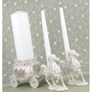 Fairytale Weddingi Unity Candle Stands Holders 3 Pieces