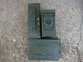 Military Surplus Ammo Cans 30 Cal Boxes 7.62