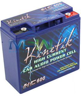 NEW KINETIK® HC600 850 AMP 12V HIGH CURRENT CAR AUDIO POWER CELL 