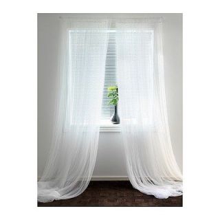   Pairs) of IKEA LILL Curtains Sheer Lace Netting 280 X 250cm White New
