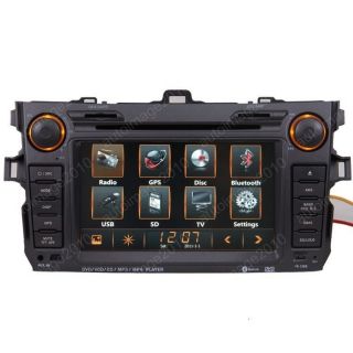 Car GPS Navigation Radio TFT 2 DIN DVB T TV DVD Player for 07 11 