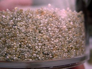 Carats GREAT LUSTER Raw Natural ROUGH DIAMONDS 100pc SHINY Powder