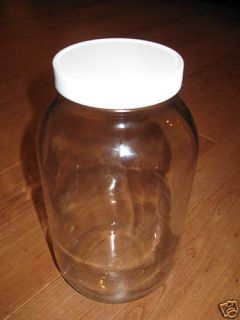 Glass Milk Jar 1 Gallon (4qts) Brand New