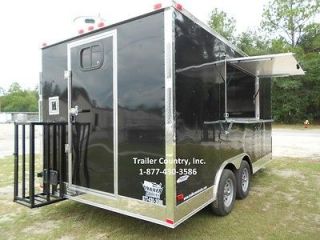   BLUE 8.5 X 14 CONCESSION TRAILER CATERING BBQ FOOD CONCESSIONS