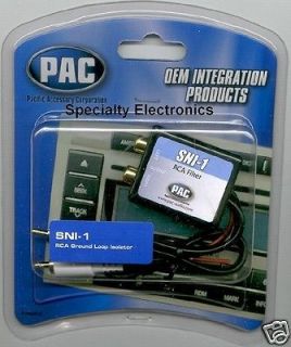 PAC SNI 1 Ground Loop Isolator & RCA Noise Filter NEW