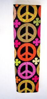 Stroller / Car Seat belt Cover Pads Peace Signs