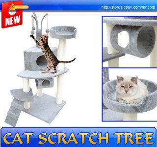 New Kitty Cat Scratcher 42 Cat Tree Condo Post Tower Toy Pet 