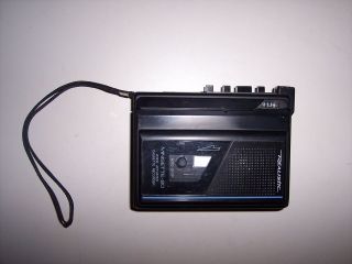 REALISTIC MINISETTE 20 VOICE ACTIVATED CASSETTE TAPE RECORDER, WORKS