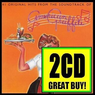 AMERICAN GRAFFITI (2 CD) SOUNDTRACK ~ ROCK N ROLL SURF POP ~ 50s 