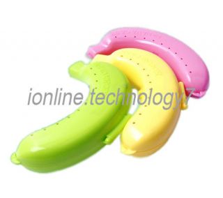   Banana Fruit Protector Container Storage Case Guard Lunch Plastic Box