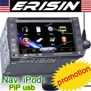   ES732G 6.2 2 Din HD Touchscreen Car DVD CD Radio Player GPS Nav iPod