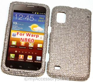  Mobile ZTE Warp N860 Glitter Diamond Rhinestones Bling Phone Case 