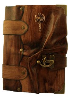 Barbarian Axe Cast Brown Leather Bound Journal / Notebook / Diary 