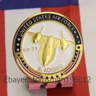 USAF / SR 71 Blackbird / Military Aircraft / Challenge coin 210