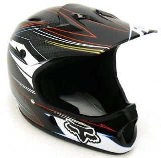 NEW Fox Rampage Downhill Helmet   Grey / Red   Large (59 60cm)