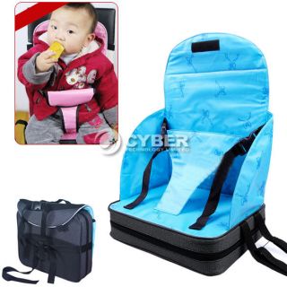   Toddlers Dining Chair Booster Fold up Seat Cushion Bag Baby DZ88