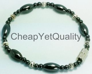Magnetic Hematite Therapy Bracelet Anklet Necklace Choker Magnetic 