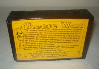 Make Cheese at Home w/ BLACK CHEESE WAX One Pound Food Grade Wax For 