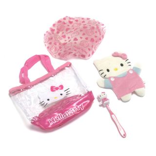 Hello Kitty Girls Bathroom Gift Set Wash Set   Pink