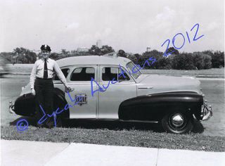 Vintage Yellow Cab Taxi Cab 1940s Chevrolet Driver Photograph Picture