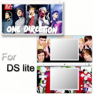 One Direction NEW SKIN DECAL VINYL STICKER COVER for Nintendo DS Lite
