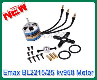   BL 2215/25 KV950 Outrunner Brushless Motor for RC Helicopter Aircraft